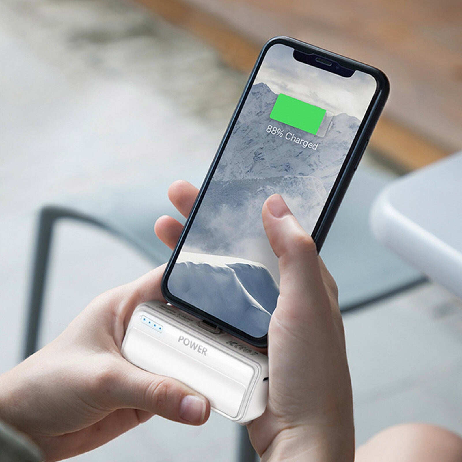 Mini 3000mAh Portable External Battery Emergency Charger