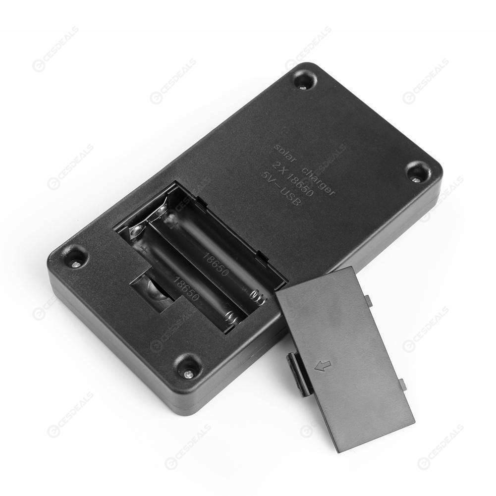 New Portable Solar Charger For 18650 Batteries/Mobile Phones 2W 5V Panel AU