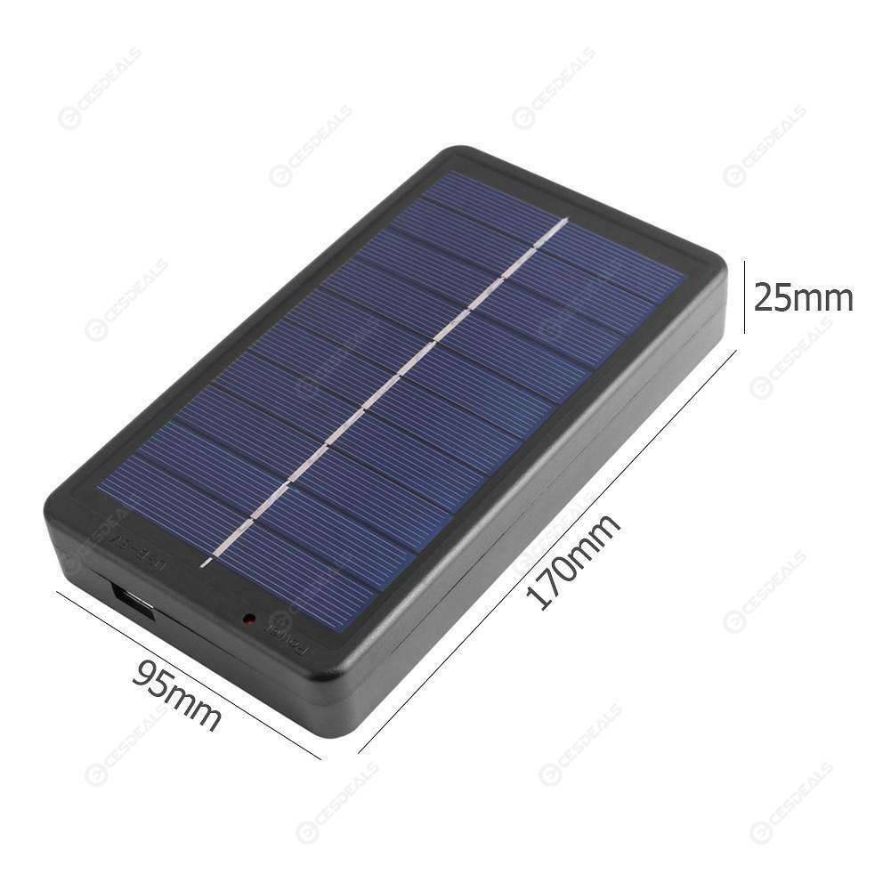 New Portable Solar Charger For 18650 Batteries/Mobile Phones 2W 5V Panel AU