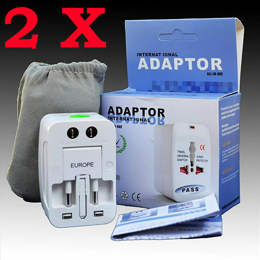 travel adpater  2 pcs