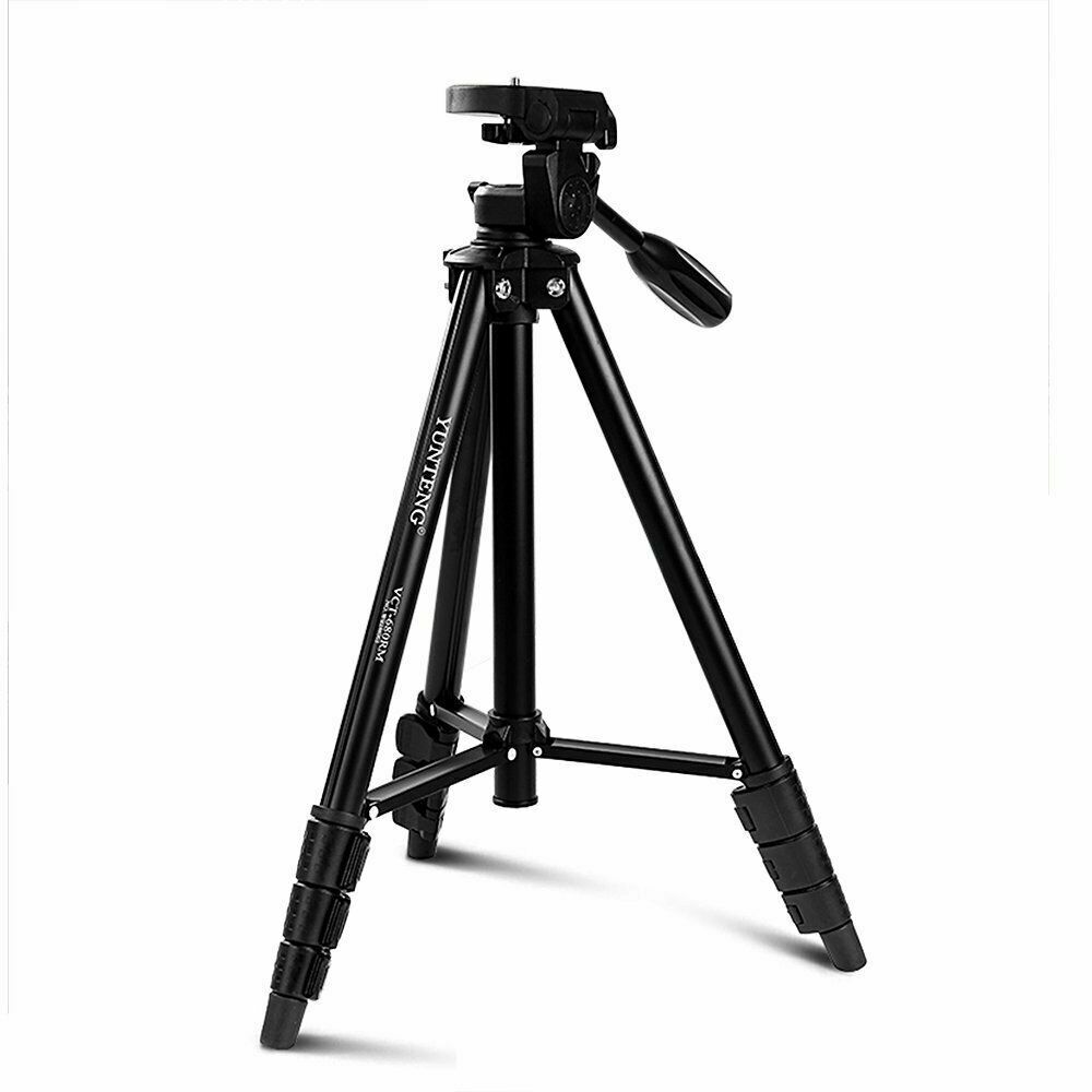 Yunteng VCT-680 Portable Aluminum Tripod with Damping Head for DSLR Camera