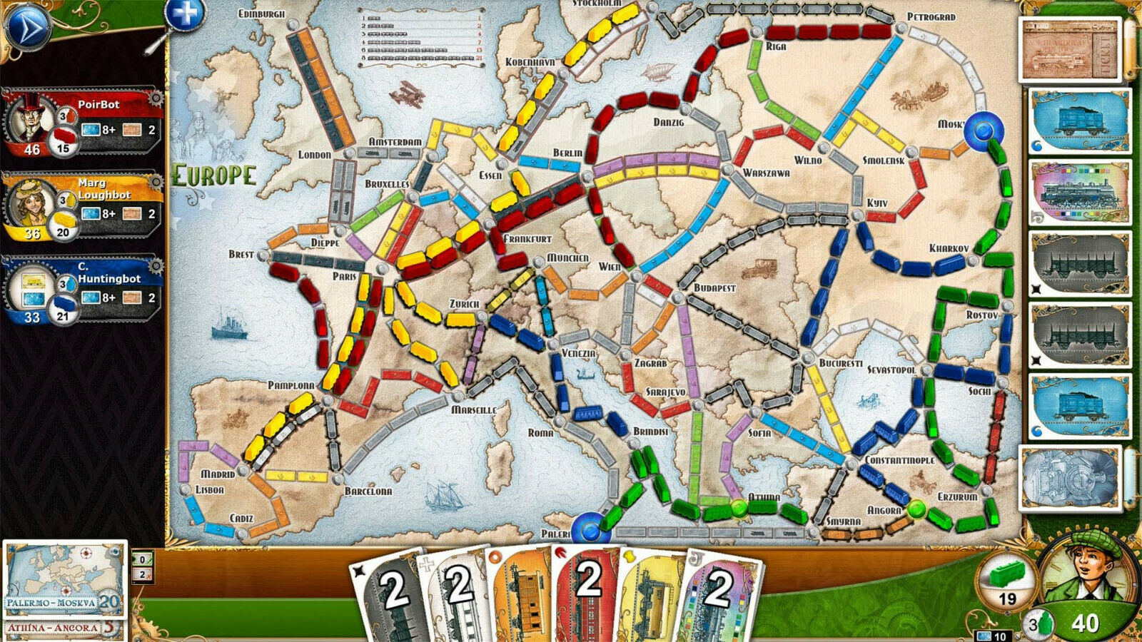 TICKET TO RIDE EUROPE Edition Family Board Game