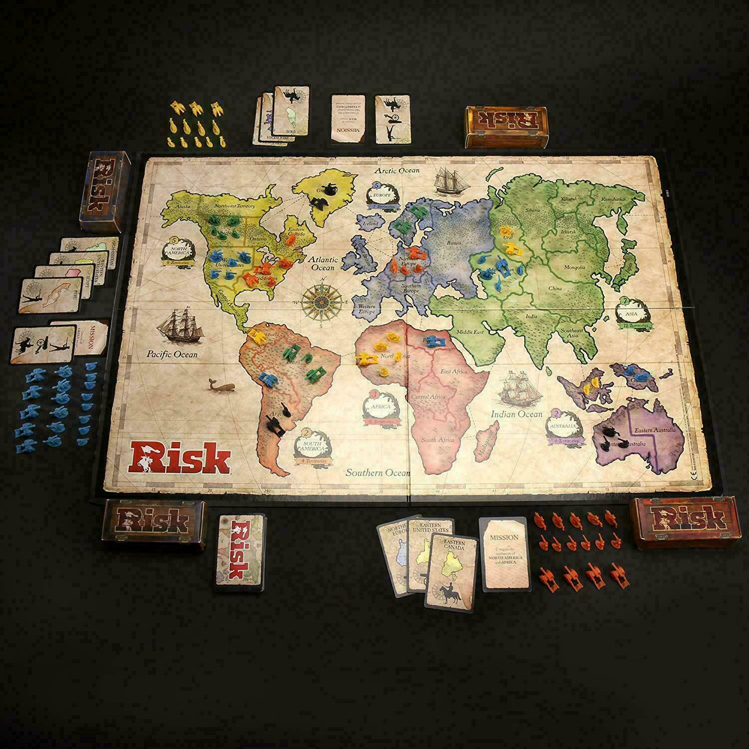 Risk Board Game Party Card Games Cards