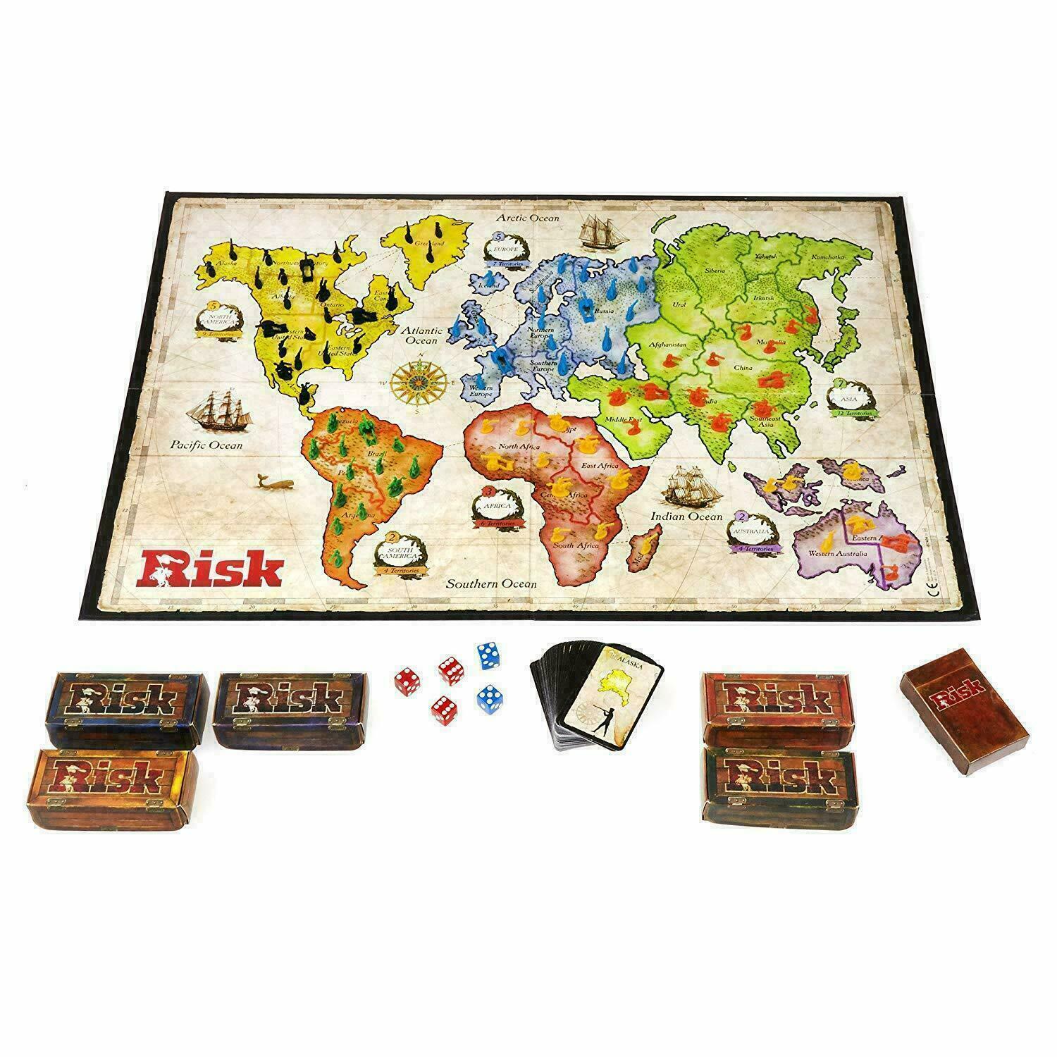Risk Board Game Party Card Games Cards