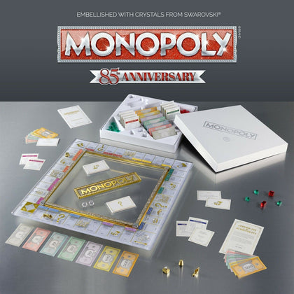 Hasbro Monopoly 85th Swarovski Anniversary Board Game - Brand New ONLY 500 MADE World Collection