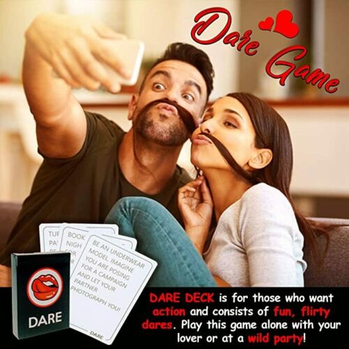 Talk Flirt Dare - Adult Party Game couple dating game ，3 in 1