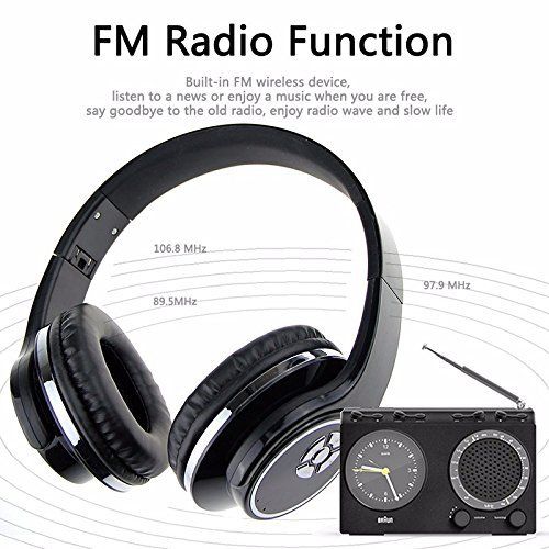 SODO  2 in 1 Bluetooth 4.2 Over-Ear Headset Headphone Speaker TF FM Radio