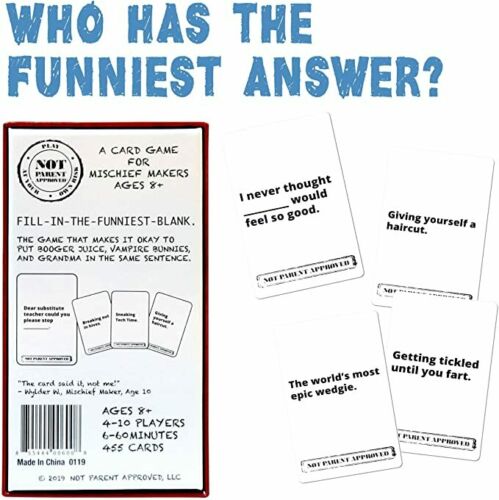 Not Parent Approved Board Game