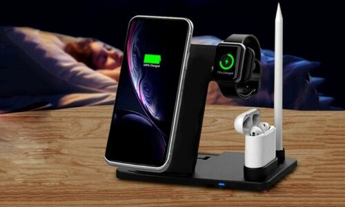 TEQ Wireless Charging Dock For apple Devices iphone airpod pen watch 4-In-1