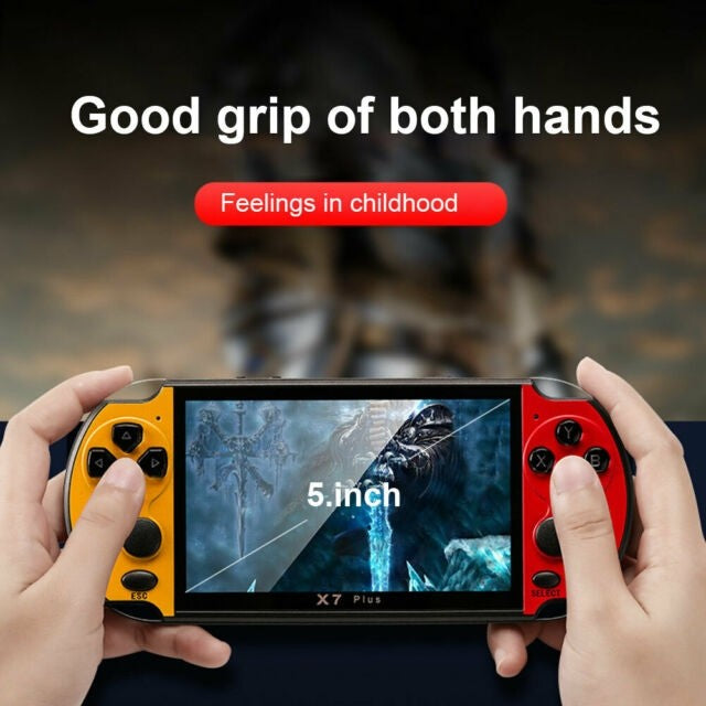 Retro 5.1'' Portable PSP Handheld Video Game Console Player