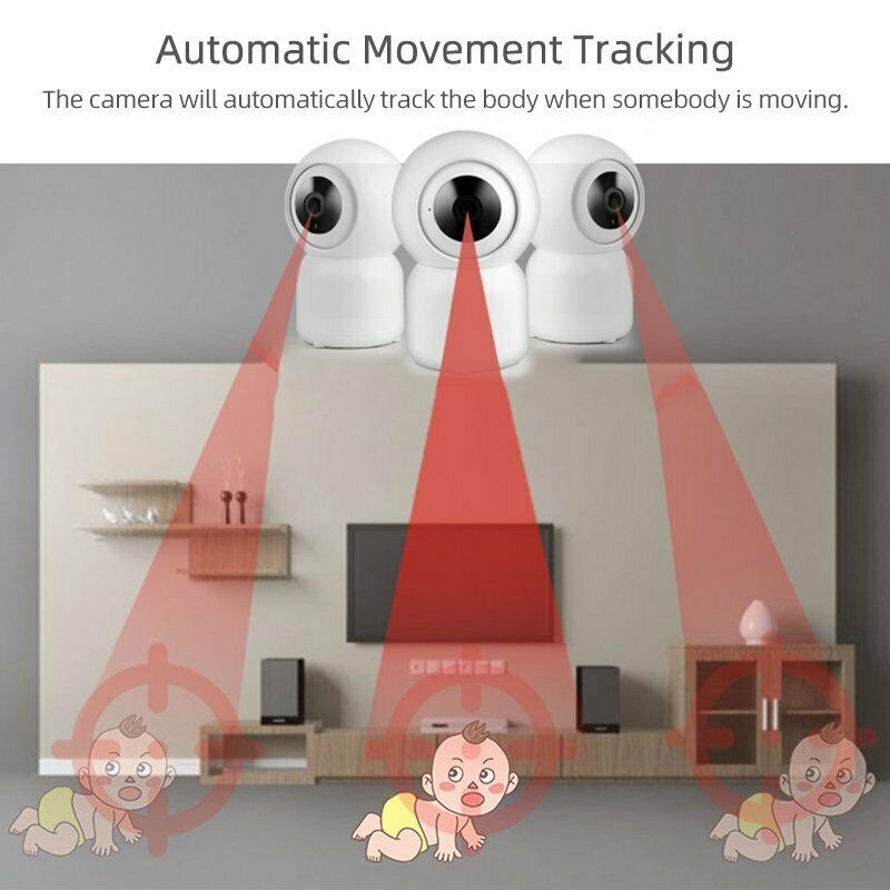 Tuya Camera 1080P WiFi 360 Degree View Detection Security Cam