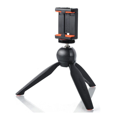 Yunteng YT-228 Mini Selfie Tripod + Phone Holder Clip for SLR Camera DVR Phone