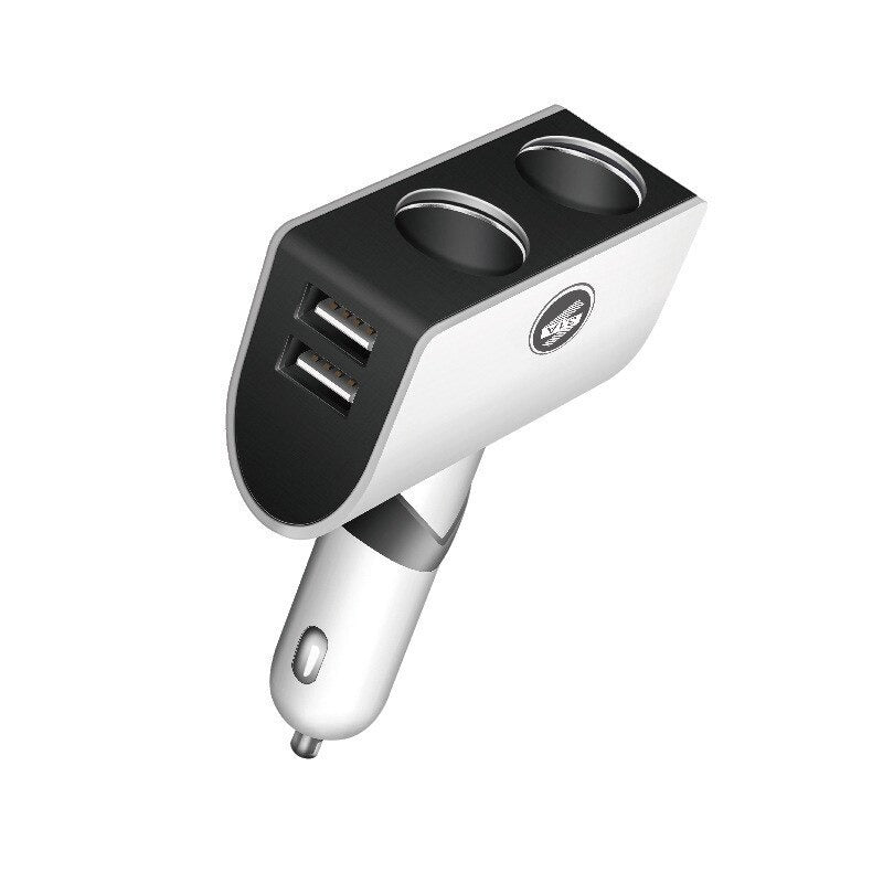 Aoleaky Portable Multifunction Three Holes Car Cigarette Lighter Socket Dual-port USB