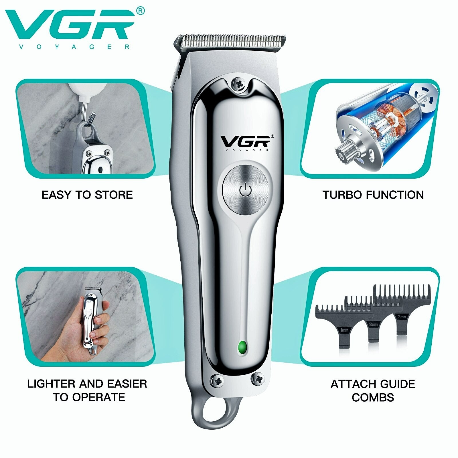 VGR Professional Hair Trimmer