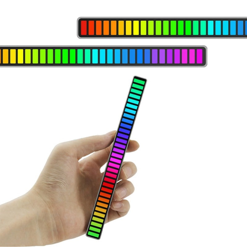 Voice Activated Pick up LED Rhythm Creative Lights For Car and Home