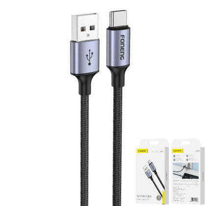 X95 1.2M METAL HEAD BRAIDED USB TYPE C CABLE