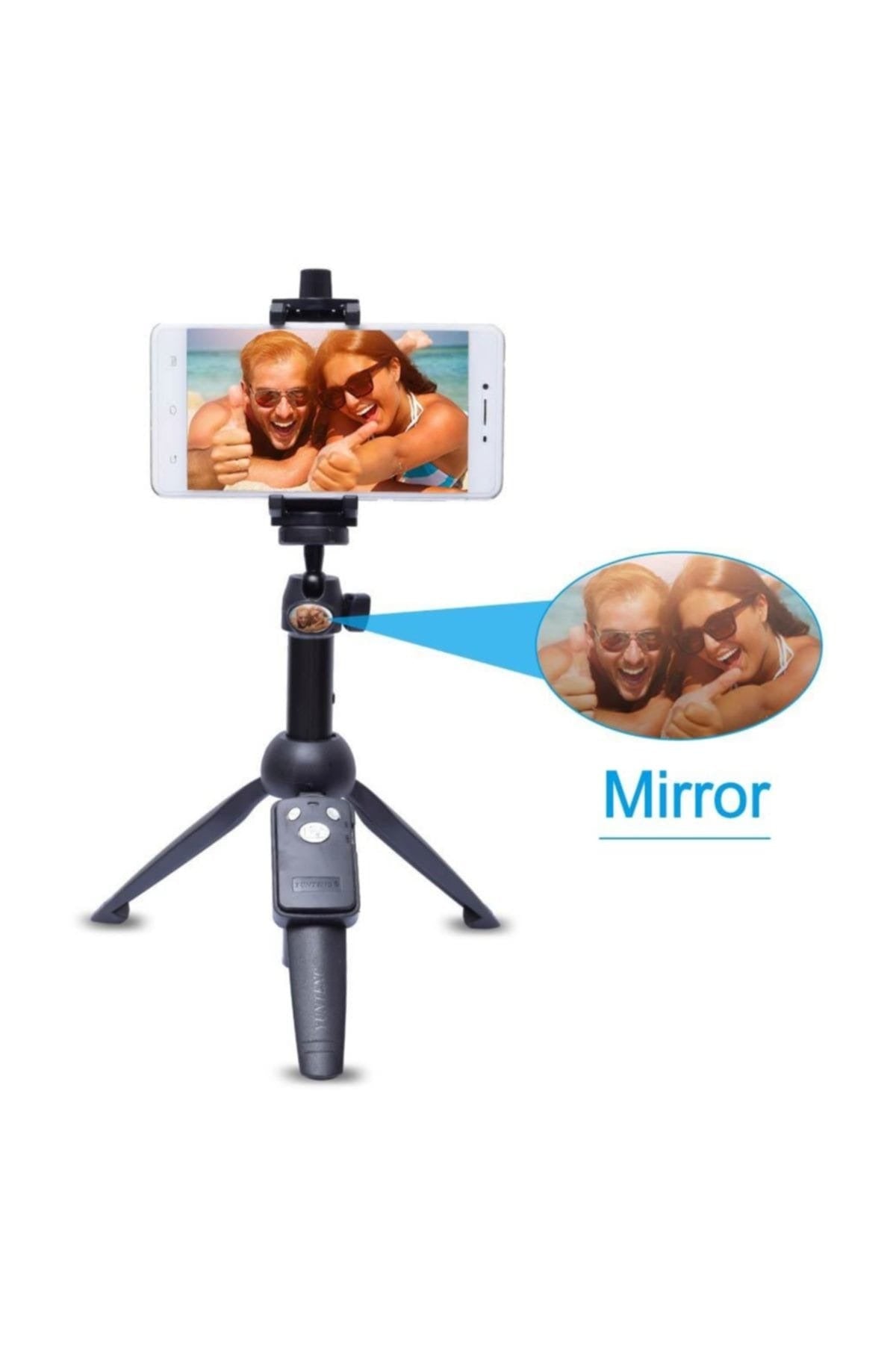 Yunteng 2 in 1 Portable Foldable Phone Selfie Stick Tripod